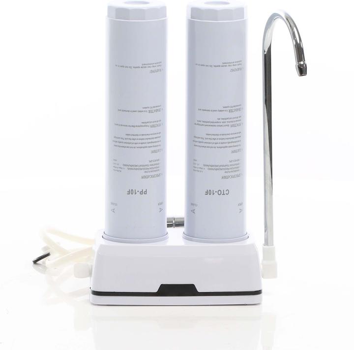 Naturewater NW-2-PPCTO 2 Stufen Counter Top Wasserfilter 5µ Sediment Aktivkohle