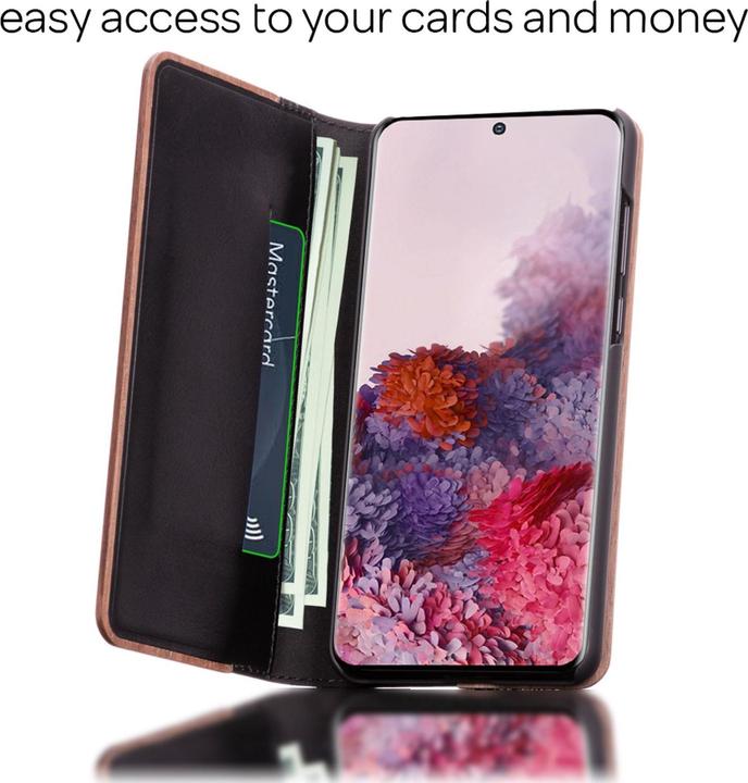 Produktbild Nalia Echt-Holz Flipcase (Samsung Galaxy S20+)