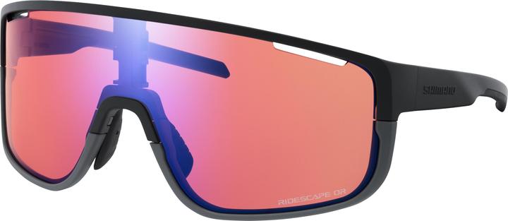 Actual product image Shimano Unisex Brille Pulsar OR (Mat Black, ridescape or)