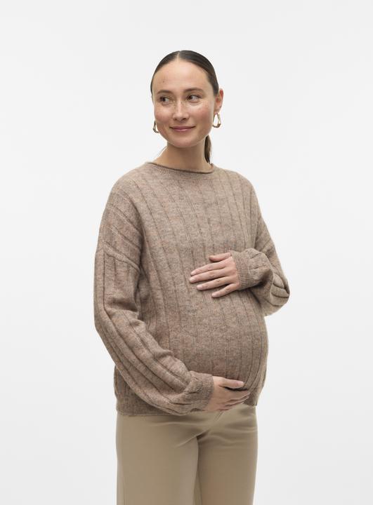 Immagine prodotto Vero Moda Maternity Vestibilità regolare Maglia a girocollo Top in maglia (L)