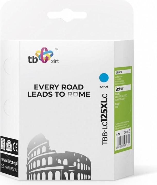 Produktbild Tusz do Brother LC125XL TBB-LC125XLC CY