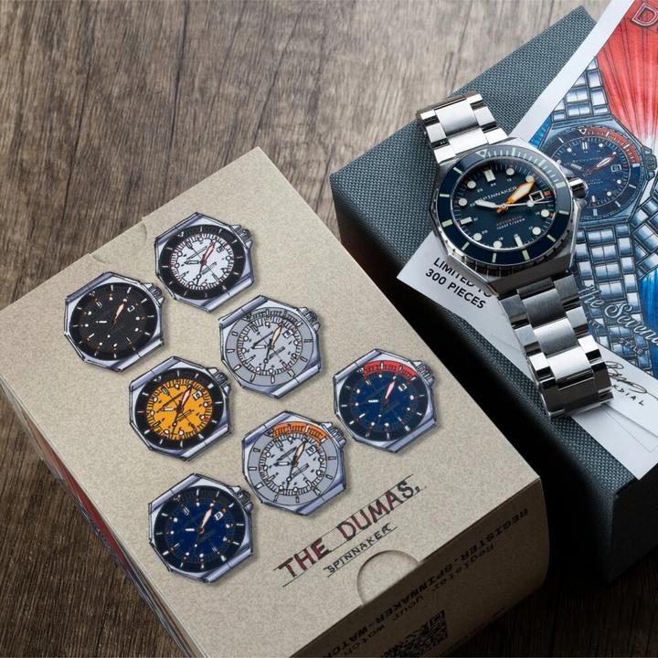Produktbild Spinnaker SP-5081-GG Dumas Automatik Herrenuhr 44mm 30ATM (Taucheruhr, 44 mm)