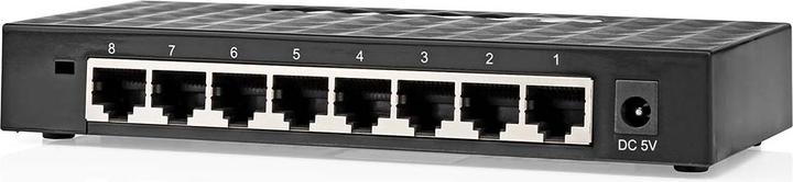 Produktbild Nedis Netzwerkschalter | Wired Geschwindigkeit: Gigabit | Anzahl Ethernet-Ports: 8 (8 Ports)