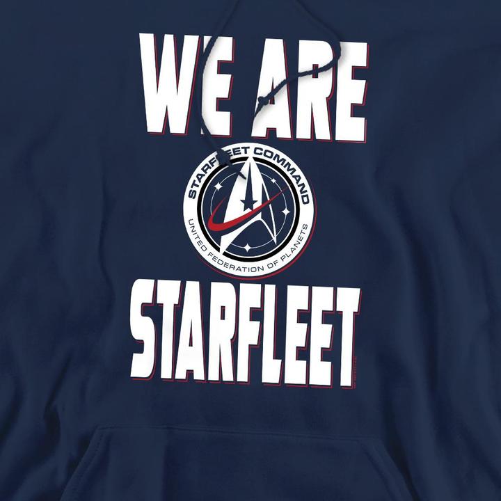 Immagine prodotto Universal Textiles We Are Starfleet Felpa con Cappuccio Uomo (S)