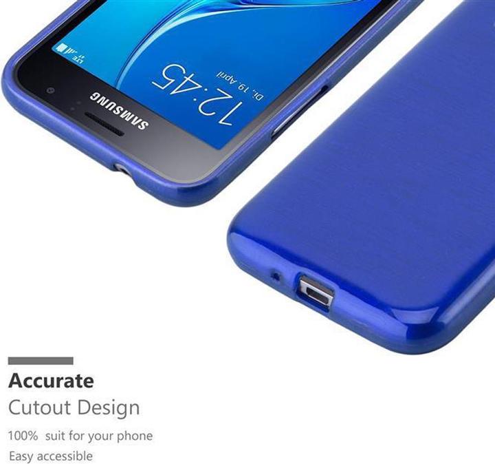 Actual product image Cadorabo TPU Brushed Cover (Samsung Galaxy J1 (2016))