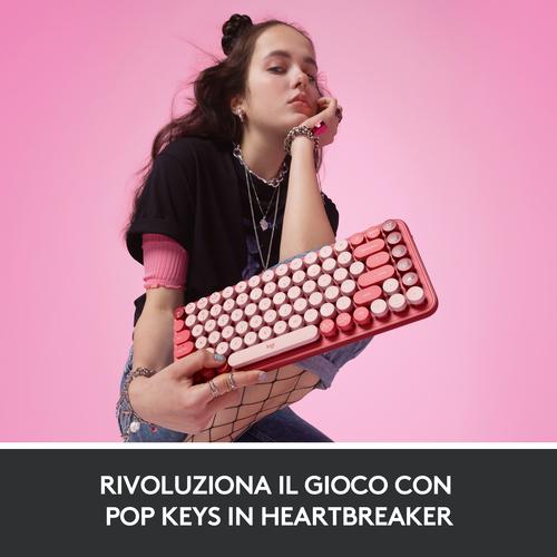 Immagine prodotto Logitech Tastiera POP (IT, Senza fili)