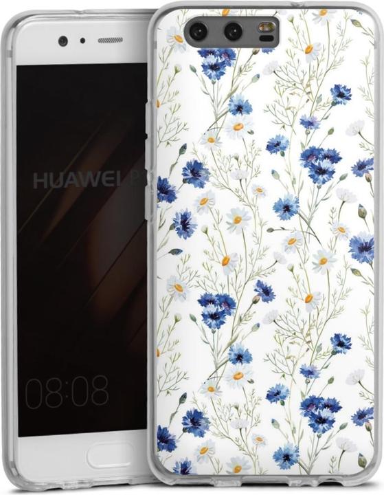 DeinDesign Silikon Hülle für Huawei P10 Handyhülle Case Smartphone Schutzhülle Blume Blumen Muster (Huawei P10)