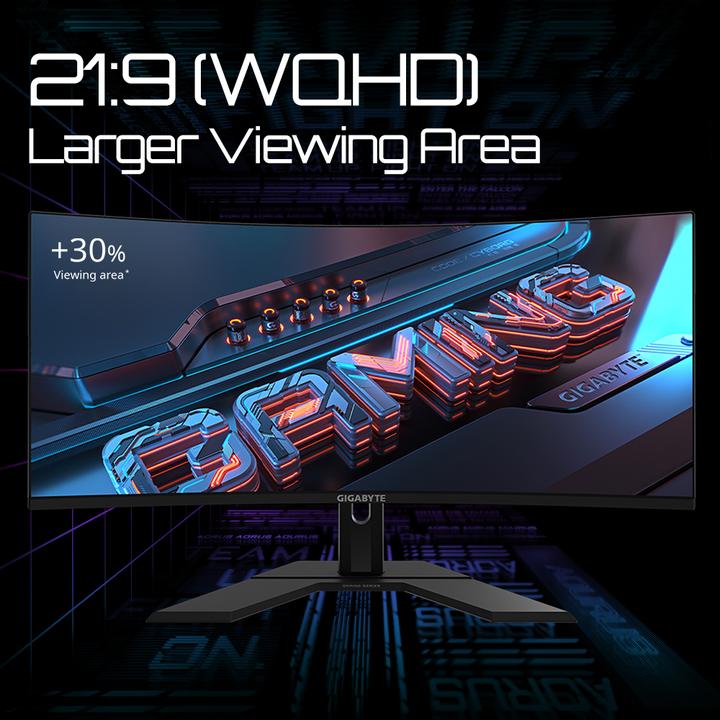 Produktbild Gigabyte GS34WQC (3440 x 1440 Pixel, 34")