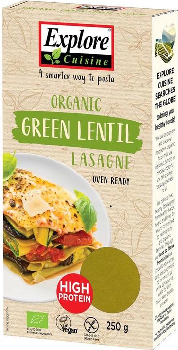 Actual product image Explore Cuisine Lasagna from green lentils organic (303 g)