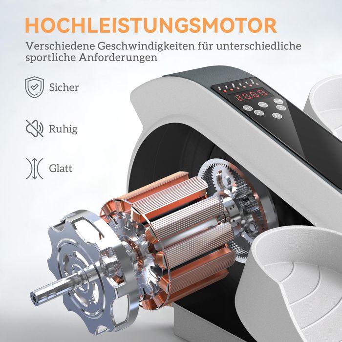 Produktbild Swisshandel24 Mini-Ellipsentrainer Untertisch Mini Crosstrainer für zuhause mit LCD-Monitor