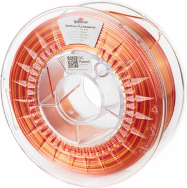 Immagine prodotto Filamento PLA Rainbow Fire Red 1.75mm 1kg (PLA, 1.75 mm, 1000 g, Rosso)