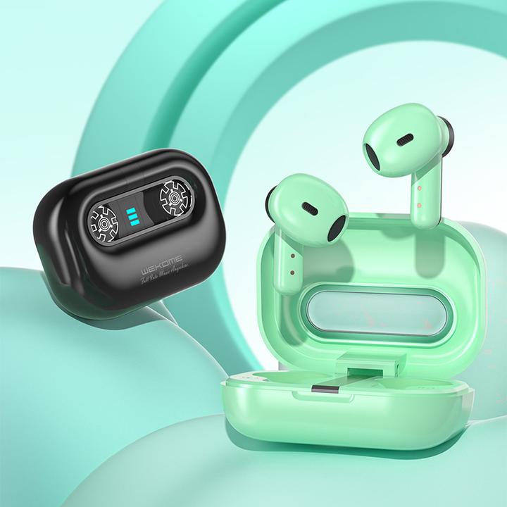 Actual product image Wekome Wireless headphones Bluetooth V5.2 TWS Gree (3.50 h, Wireless)