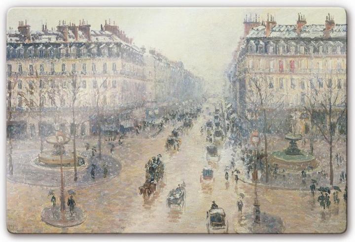 Produktbild Trenddeko Pissarro - Die Avenue de l'Opera an einem Wintermorgen (60 x 40 cm)