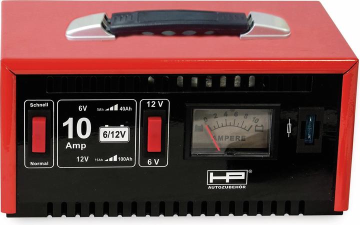 Produktbild HP Autozubehör Batterie-Ladegerät 20510, 6/12 V, 10 A, Normal- und Schnellladung (6V, 12V, 10 A)