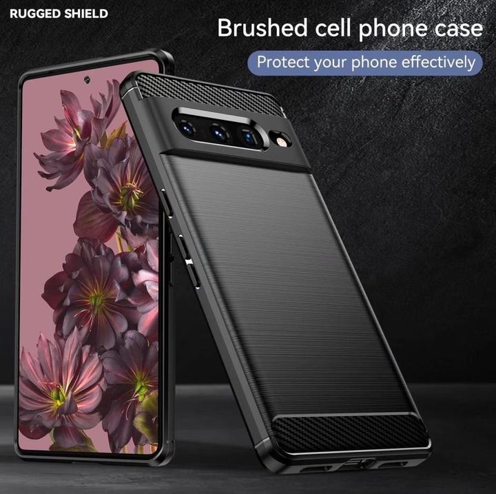 Actual product image Screenguard Carbon Brushed Soft TPU Case (Google Pixel 7 Pro)