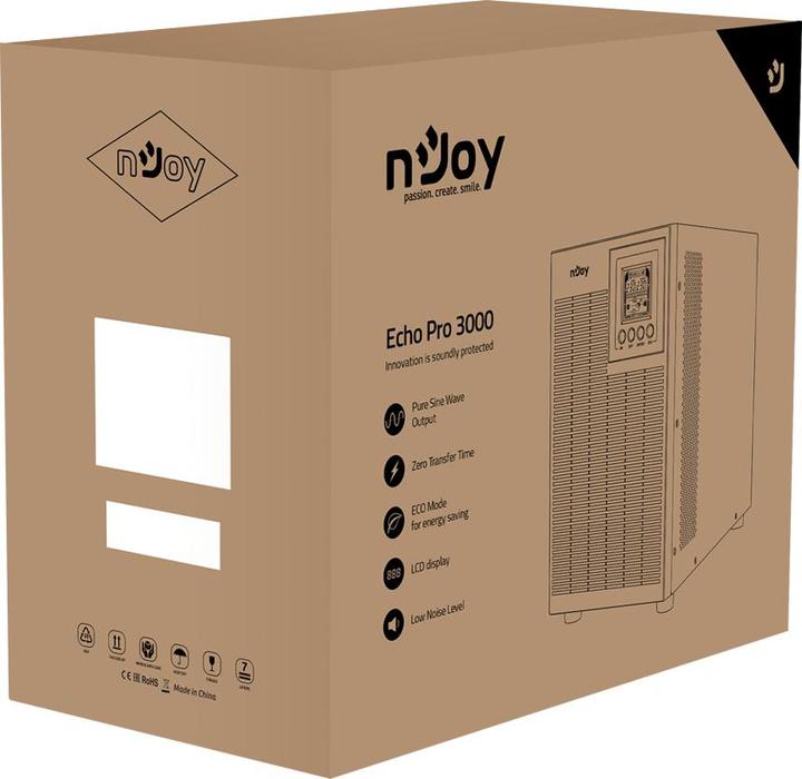 Produktbild Njoy Echo Pro 3000 (3000 VA, 2400 W, Online-Doppelwandler USV)