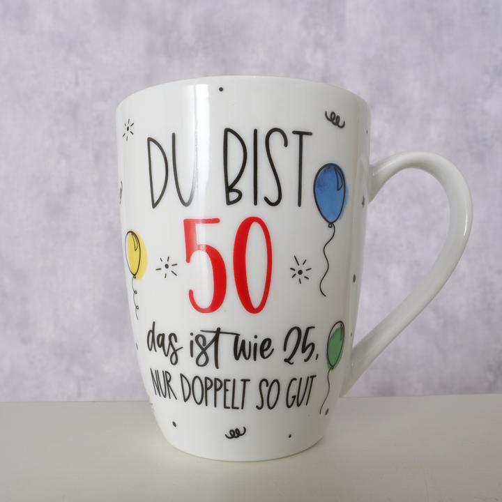 Produktbild Magni Becher Geburtstag 50 mit Spruch 330ml (330 ml)