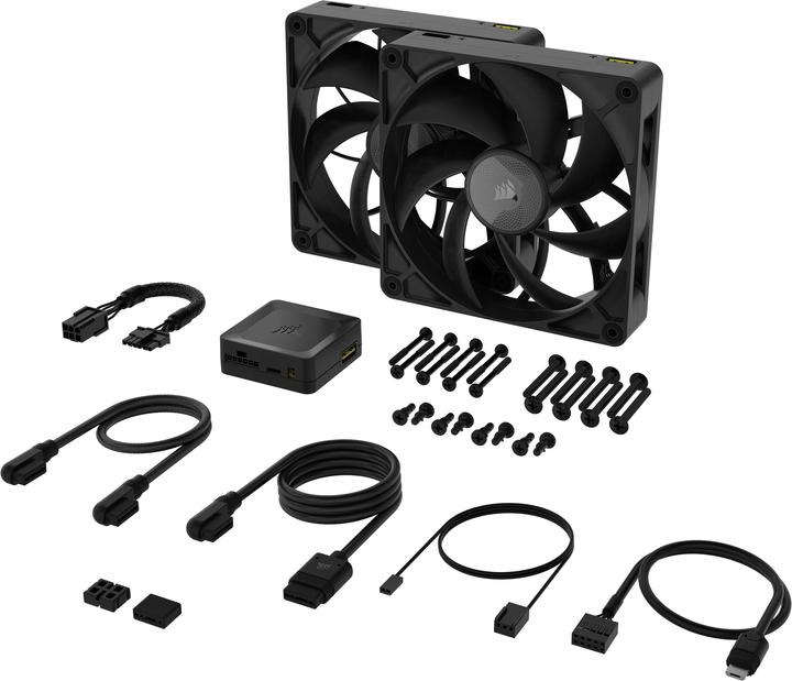 Immagine prodotto Corsair Serie RX MAX, iCUE LINK RX140 MAX, ventola da 140 mm, kit doppia ventola (140 mm, 2 x)