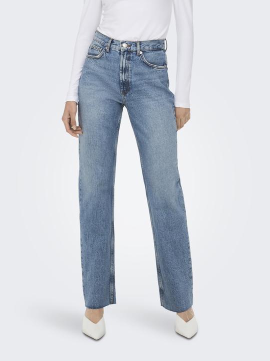 Actual product image Only OnlRiley Life High Waist straight fitted jeans Straight-Fit jeans (27)