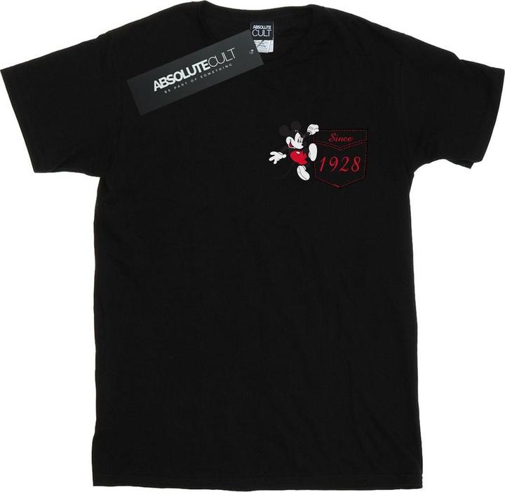 Disney Mickey Mouse Faux Pocket Since 1928 TShirt Jungen