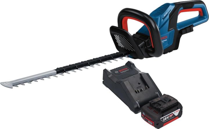 Actual product image Bosch Professional Bosch GHE 18V-50 Professional Akku Heckenschere 18 V 50 cm Brushless + 1x Akku 5,0 Ah + Ladegerät (Rechargeable battery operated)