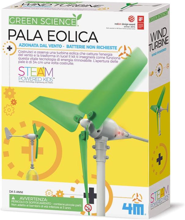Actual product image 4M Build your own wind turbine