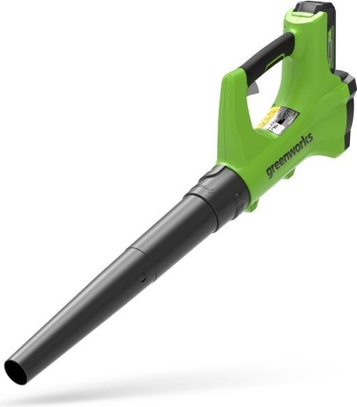 Greenworks G24AB, Løvblaeser, 24V, m/2Ah Batteri og lader (Fonctionnement sur batterie, Souffleur de feuilles)