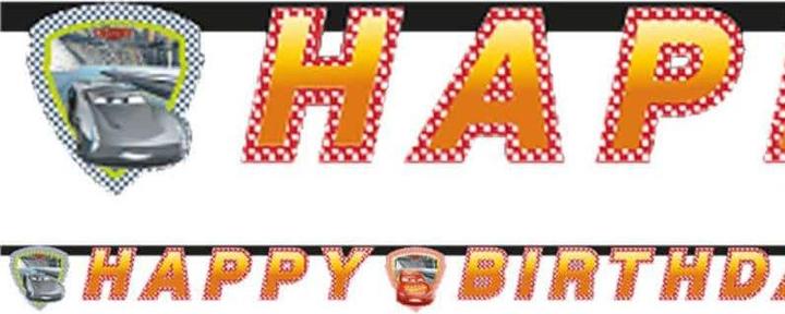 Image du produit Amscan Guirlande d'anniversaire Cars