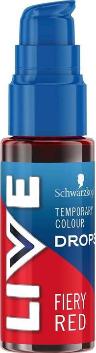 Produktbild Schwarzkopf Live Temporary Colour Drops (Fiery Red)