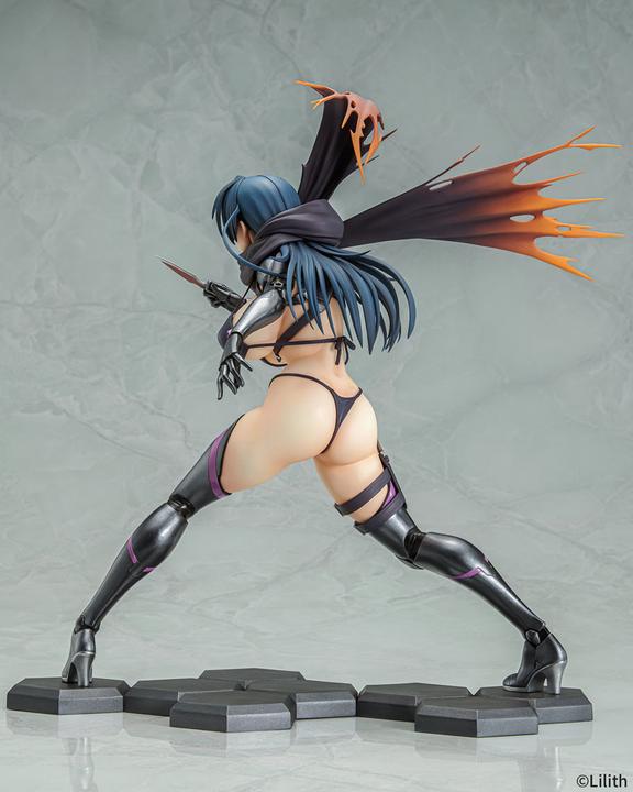 Actual product image Q-Six Taimanin RPGX statuette PVC 1/6 Clone Asagi 27 cm