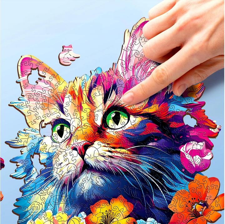 Produktbild Escape Welt Katze (200 Teile) - Holzpuzzle (200 Teile)
