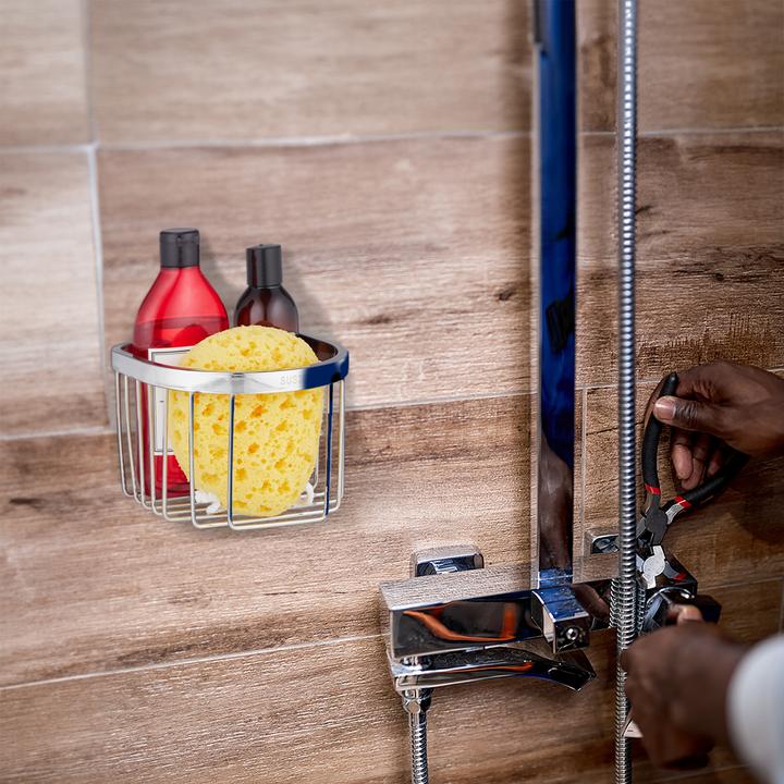 Actual product image Relaxdays Shower tray (16 x 16 x 11.5 cm)