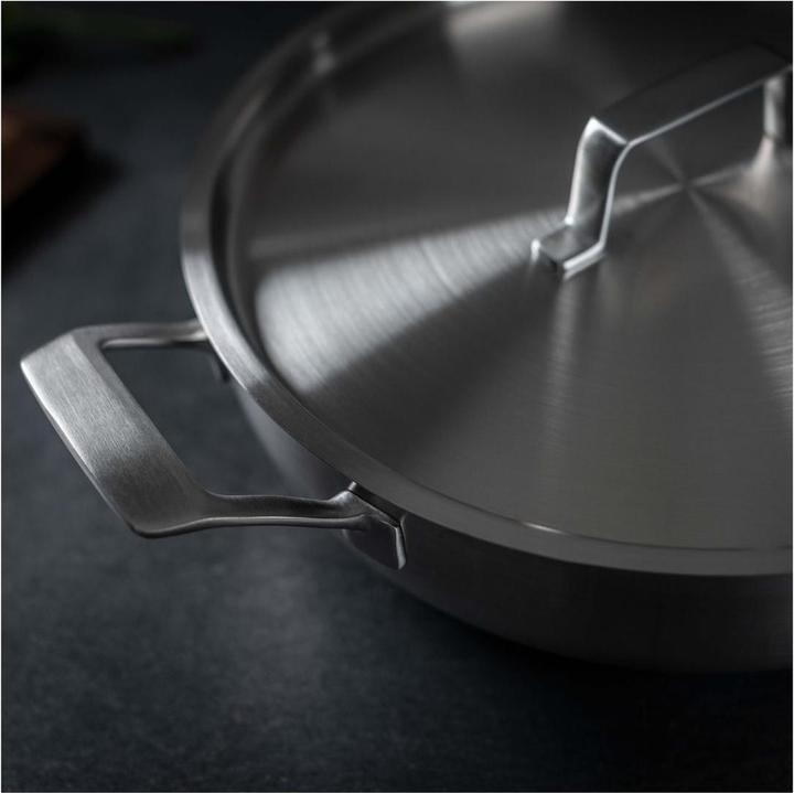 Productafbeelding Kuhn Rikon CULINARY FIVEPLY Wok sans revêtement Ø 28 cm (28 cm, Wokpan, Aluminium, Roestvrij staal)