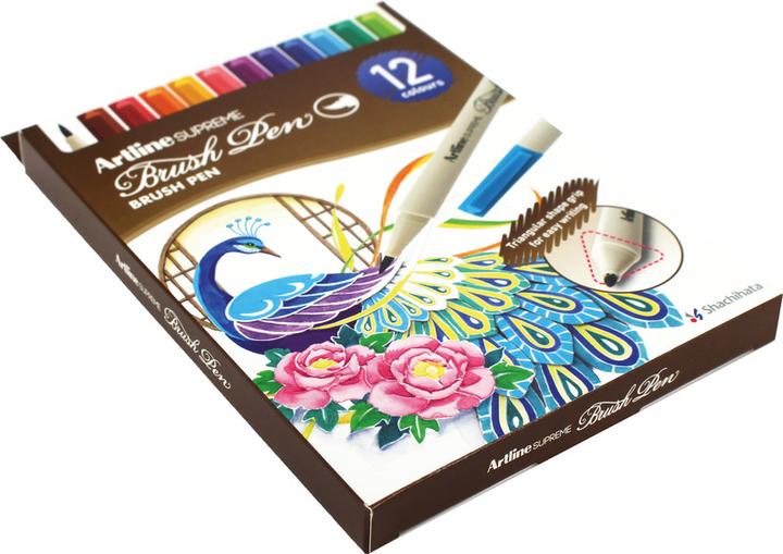 Produktbild Artline Pinselstift Brush Pen Supreme (Sortiert, 12 x)