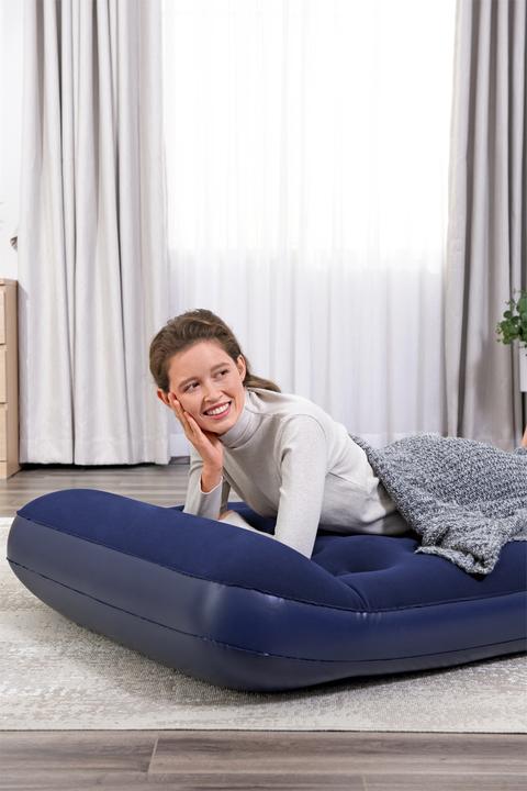 Image du produit Bestway Matelas gonflable 1 place avec pompe à pied intégrée 1,88 m x 99 cm x 28 cm