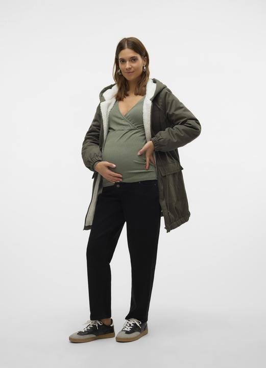 Actual product image Mamalicious Hood Elasticated cuffs Jacket Jacket (XS)