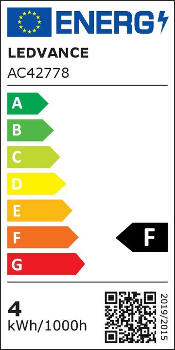 Energie-Label Osram Led Star Mr16 (GU5.3, 3.80 W, 345 lm, 1 x, F)