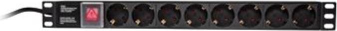 Productafbeelding LogiLink Stopcontact (8 x, CEE 7/7, 2 m)