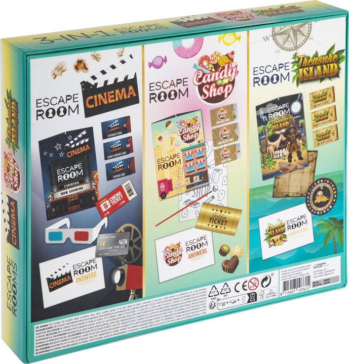 Produktbild Grafix Spiel Escape Room 3-in-1
