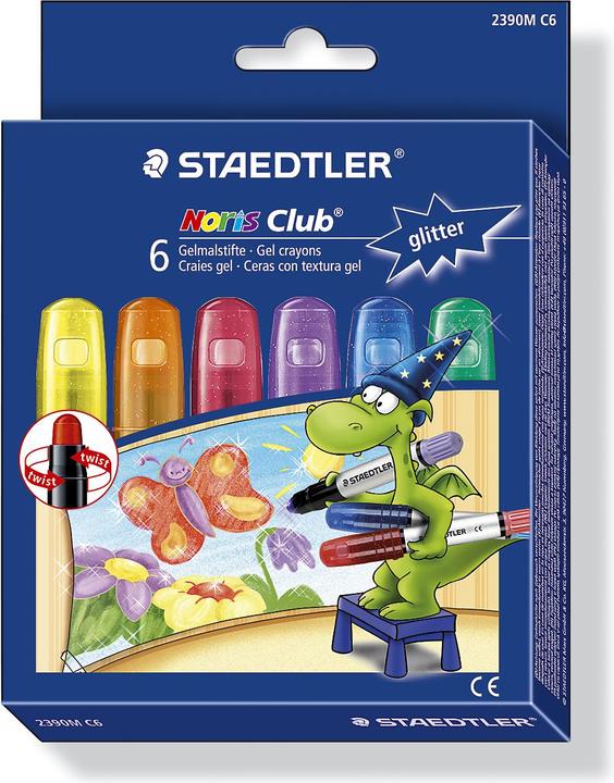 Produktbild Staedtler Noris Club Gelmalstifte metallic 6er (Farbig sortiert, 6 x)