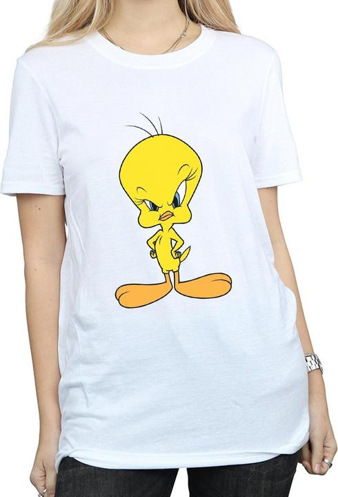 Looney Tunes Angry Tweety Baumwolle Boyfriend TShirt