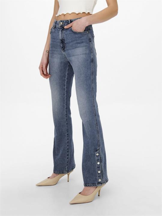 Actual product image Only ONLHailey Life High Waist Slit Flared Jeans (32)