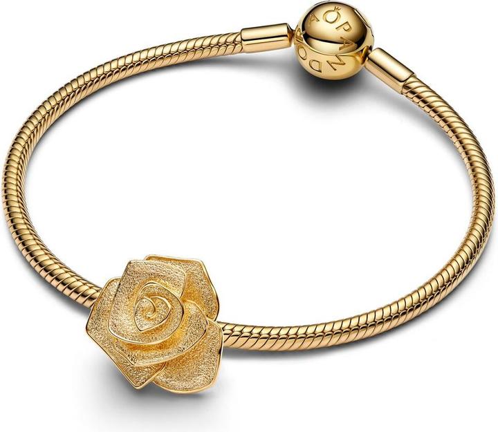 Image du produit Pandora Grosses Blühende Rose Charm (Métal, Plaqué or)