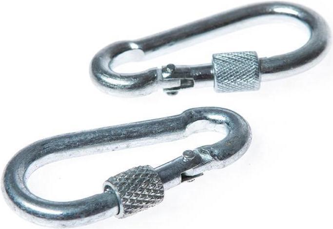 Haushalt Fixing Carabiner 7x70 mm Zp With Nut 2d