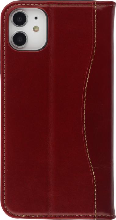Actual product image Fierre Shann Fourre Flip cuir véritable (Apple iPhone 11)