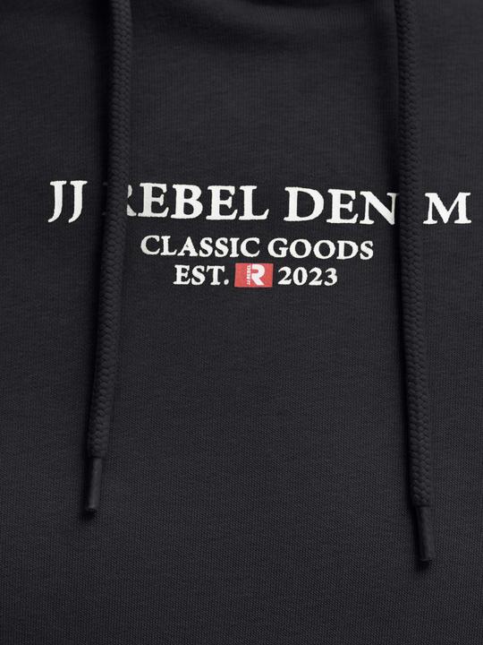 Actual product image Jack & Jones Jrebjeans Rebel Print Sweat Hood Sn (S)
