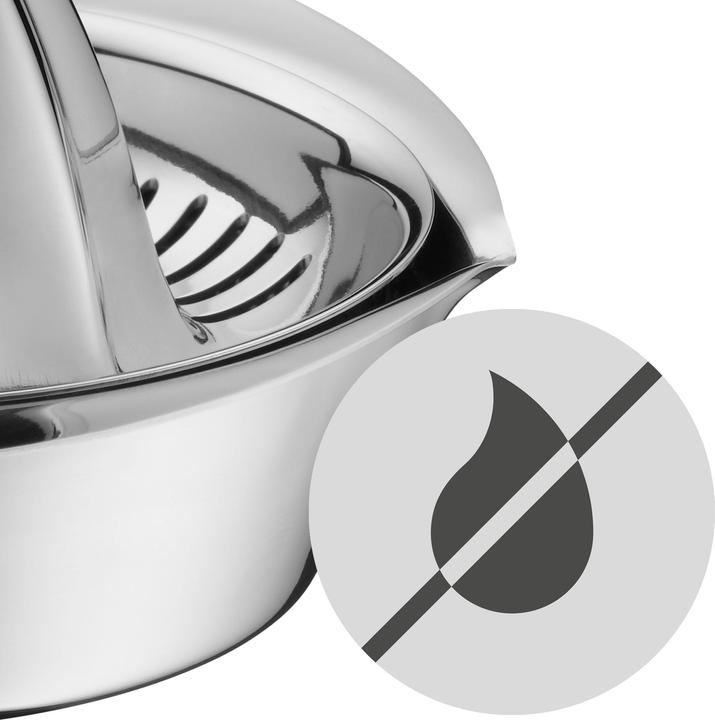 Produktbild WMF Zitruspresse manuell Limettenpresse Saftpresse 9cm Gourmet Edelstahl matt