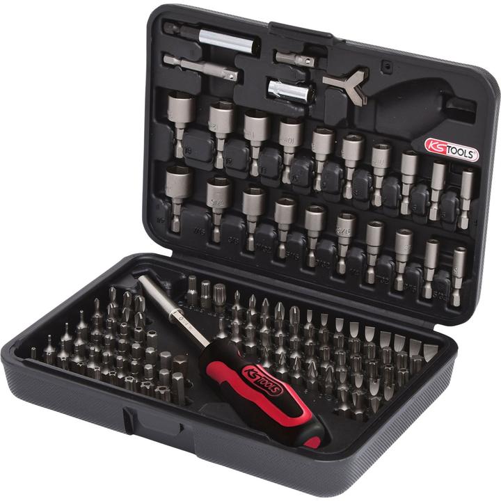 KS Tools 1/4 Bit-Satz. 122-tlg. 911.2085 (1/4")