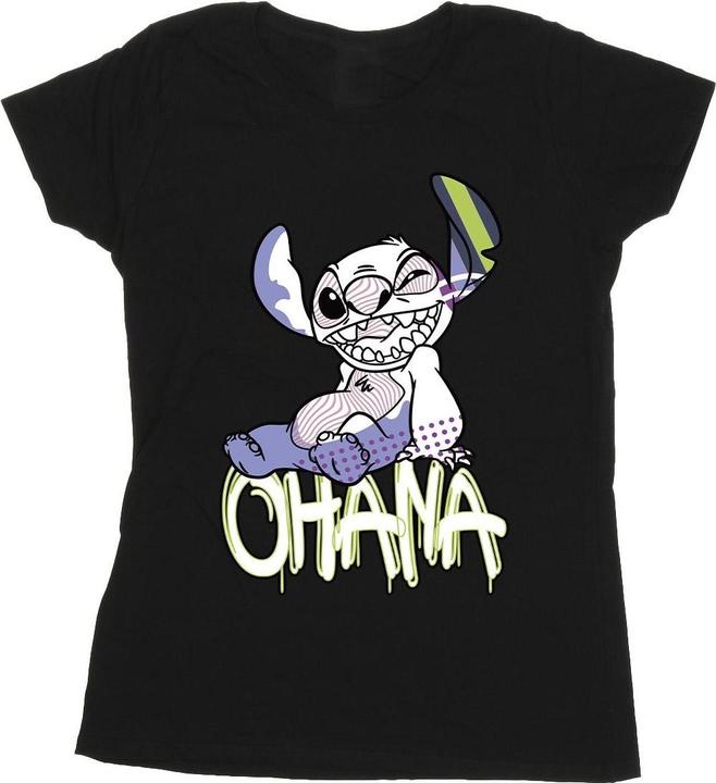 Disney Lilo And Stitch Ohana Graffiti TShirt (XL)