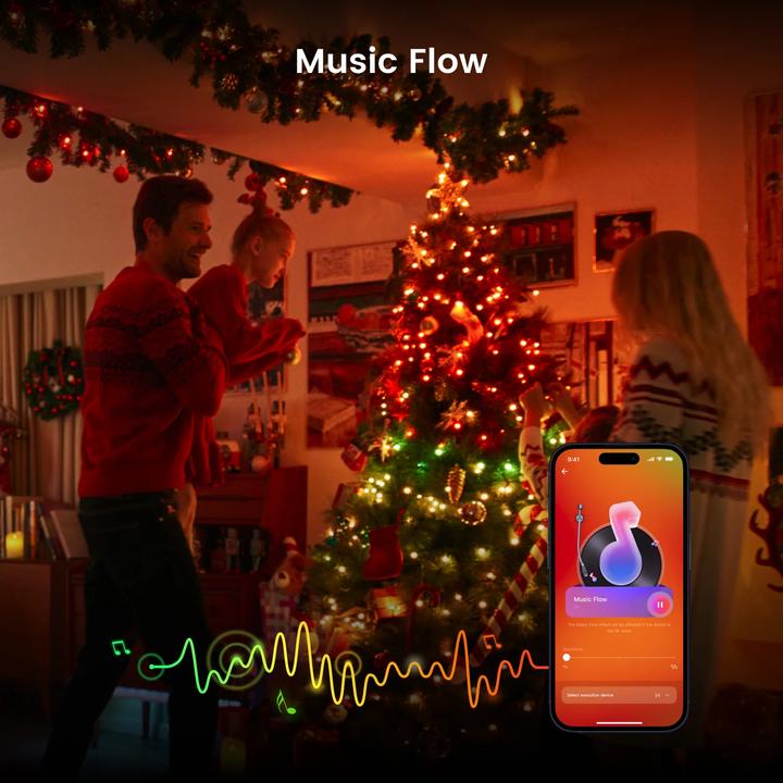Actual product image Yeelight Christmas String Light - 12V-200L-20m-BLE –⁠⁠⁠⁠⁠⁠ YLYDD-0056 (20 m)